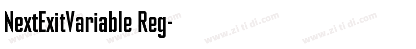 NextExitVariable Reg字体转换 NextExitVariable Reg字体转换